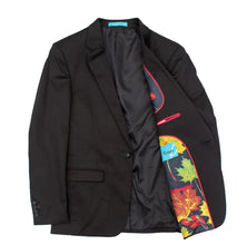 Load image into Gallery viewer, 1720 PZZO BLACK COTTON STRETCH BLAZER 422
