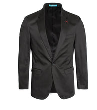 Load image into Gallery viewer, 1720 PZZO BLACK COTTON STRETCH BLAZER 422
