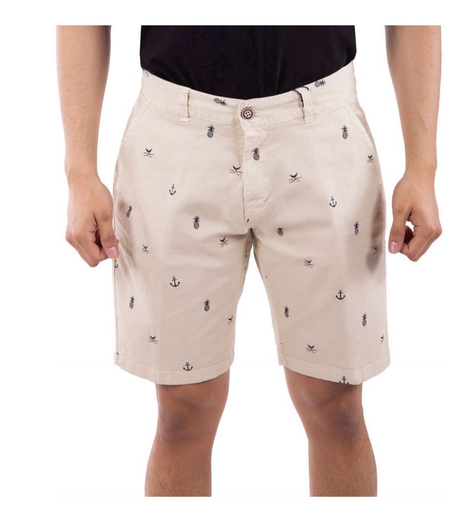 Printed Chino Shorts