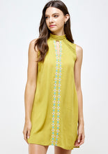 Load image into Gallery viewer, LIME SLEEVELESS DRESS
