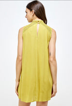 Load image into Gallery viewer, LIME SLEEVELESS DRESS
