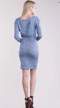 Load image into Gallery viewer, Cowl Neck Long Sleeve Bodycon Dress
