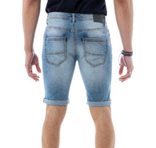 Load image into Gallery viewer, CMS99215-422 MED BLUE DENIM SHORTS
