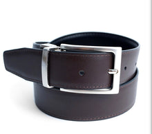 Load image into Gallery viewer, RVMGLB Reversible Genuine Leather Belt/Rotated Buckle
