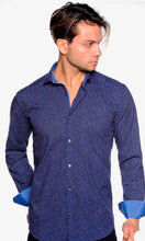 Load image into Gallery viewer, M1252LS Men&#39;s Navy Long Sleeve Shirt
