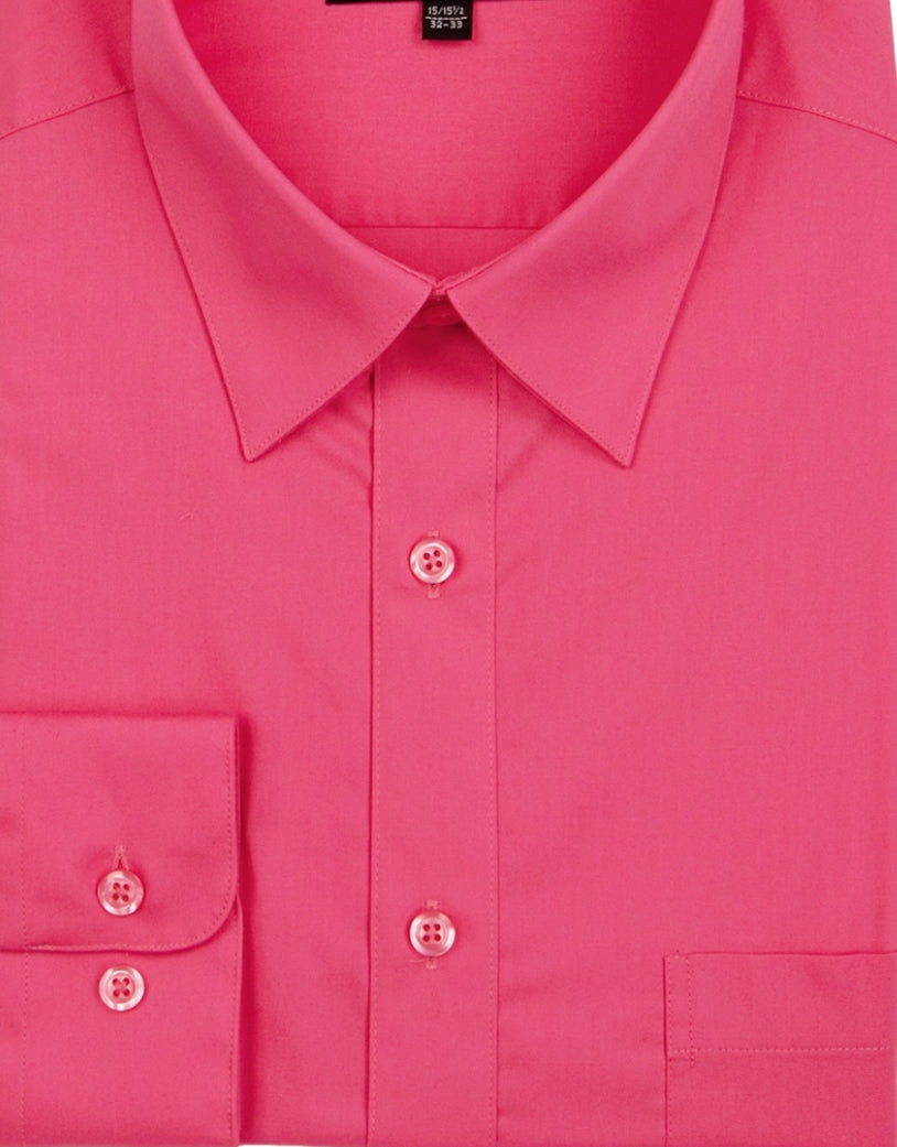 009SL Fuchsia Slim Fit Dress Shirts