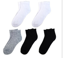 Load image into Gallery viewer, AK5PK 5 Pairs Men&#39;s Quarter Cut Crew Sock 422
