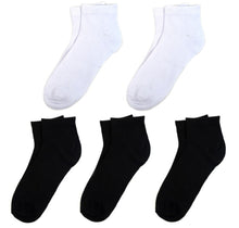 Load image into Gallery viewer, AK5PK 5 Pairs Men&#39;s Quarter Cut Crew Sock 422
