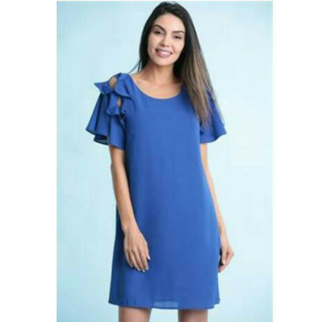 Ruffle Detailed A-line Dress