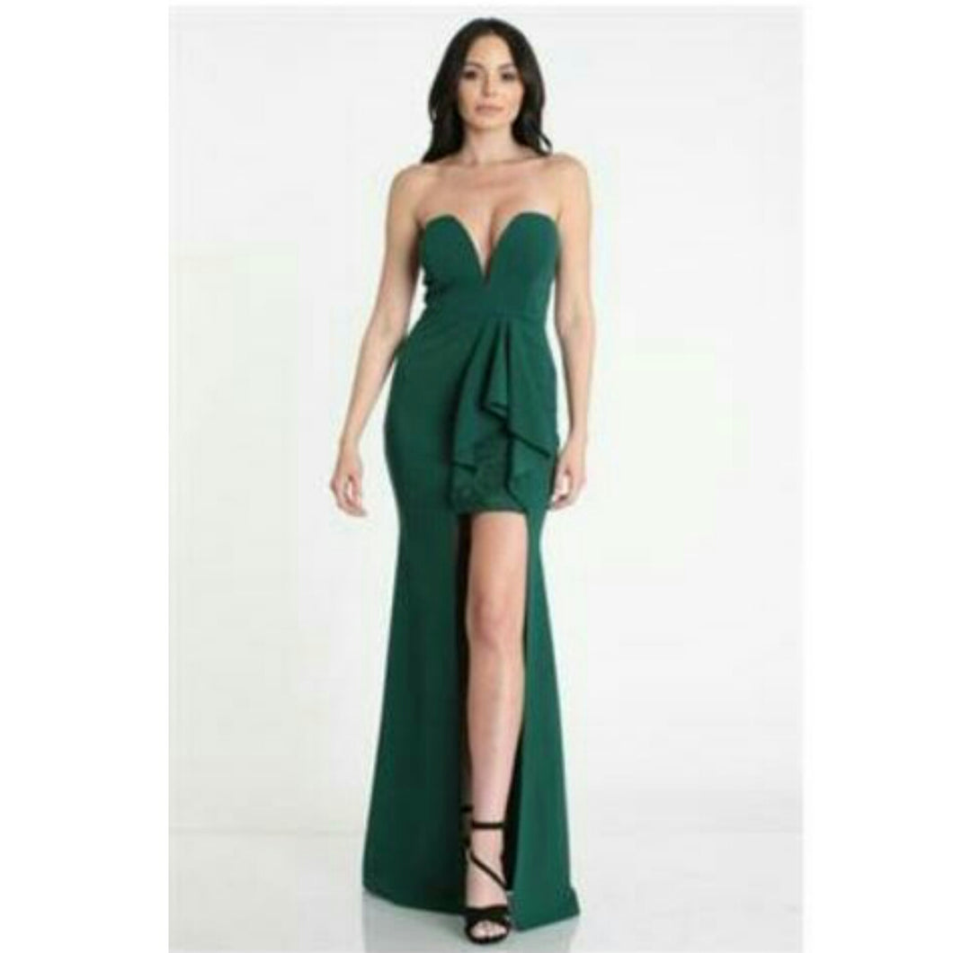 IDM5455 M*R*S Sweetheart Strapless Maxi Dress