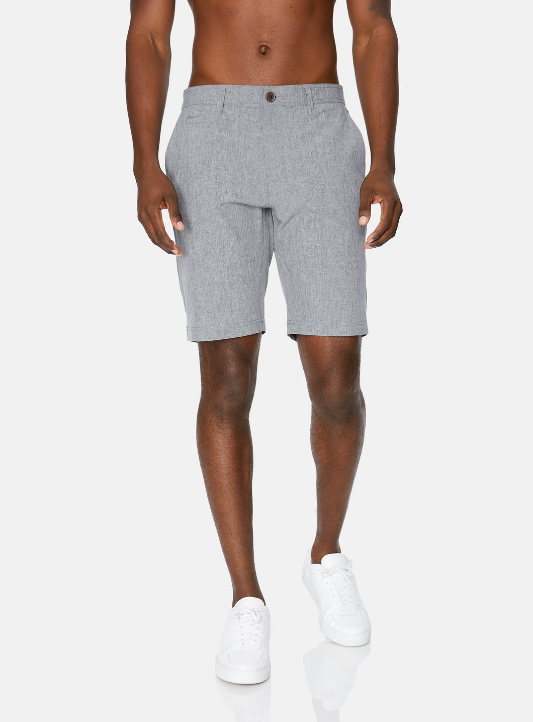 7 DIAMONDS VEL HYBRID SHORTS LIGHT GREY