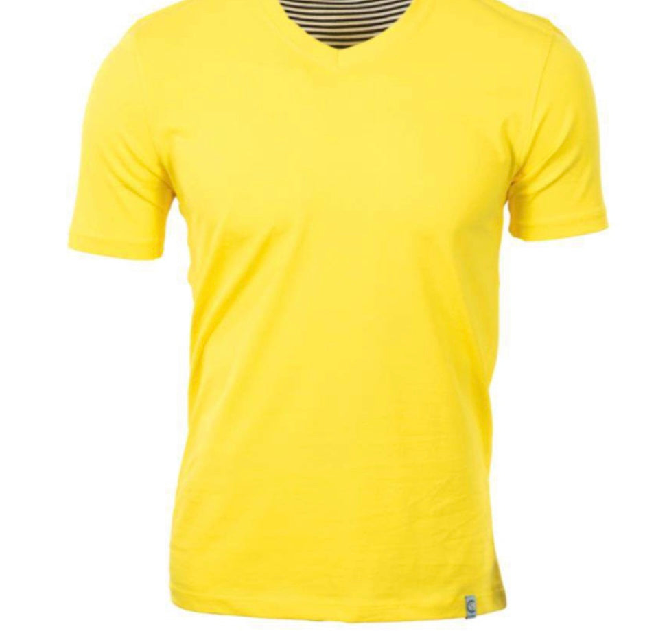 BST809622 YELLOW T SHIRT