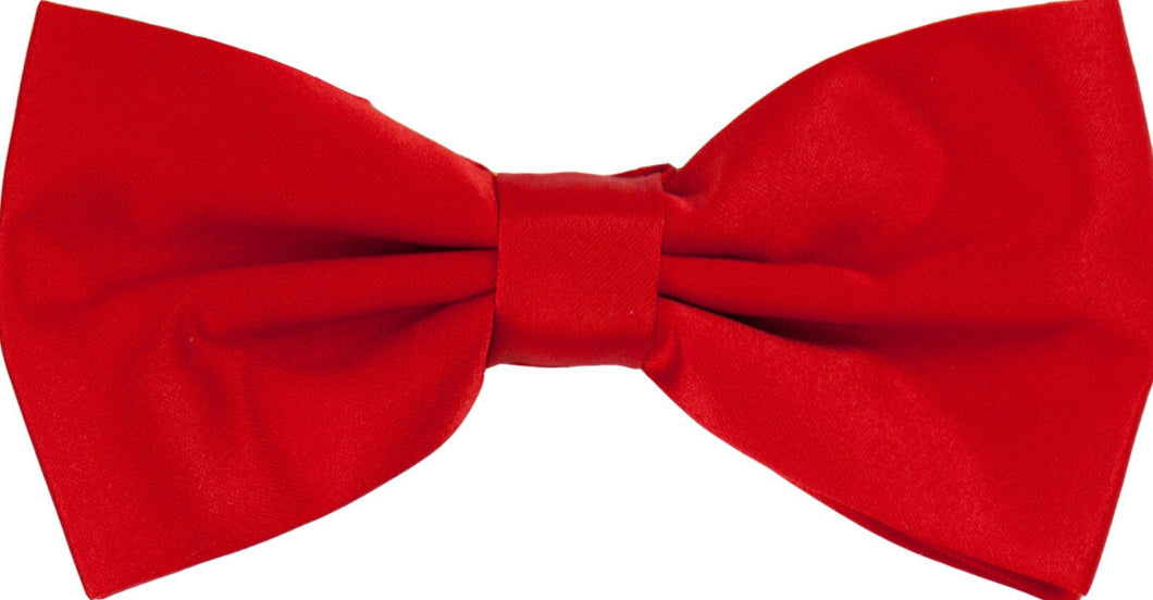 BT100 Red Pre-Tied Bow Tie