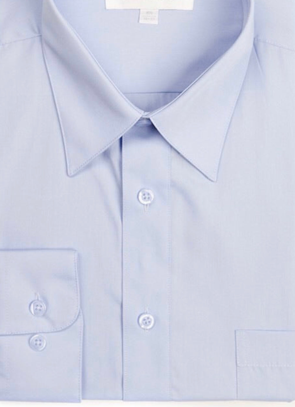 009CF Light Blue LS Classic Fit Dress Shirt