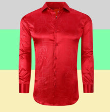 Load image into Gallery viewer, SC704-2 1022 Red Sheen LS Shirt
