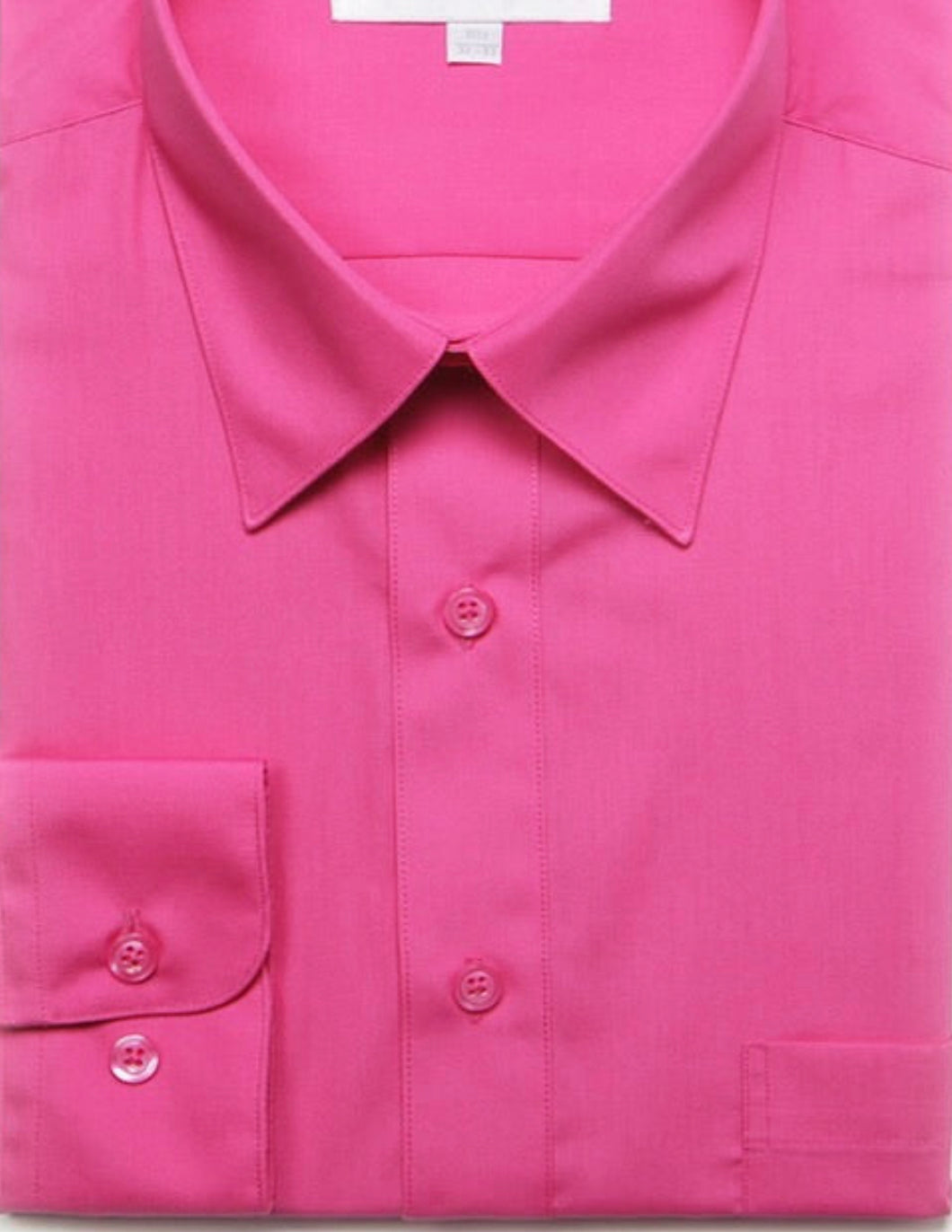 009CF Fuschia Classic Fit Dress Shirt